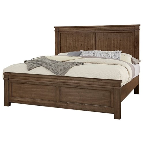 Rustic King Mansion Bed