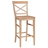 John Thomas SELECT Dining Room 30" X-Back Stool