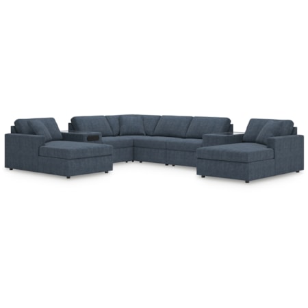 8-Piece Sectional With Chaise