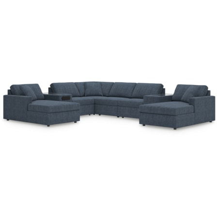 8-Piece Sectional With Chaise
