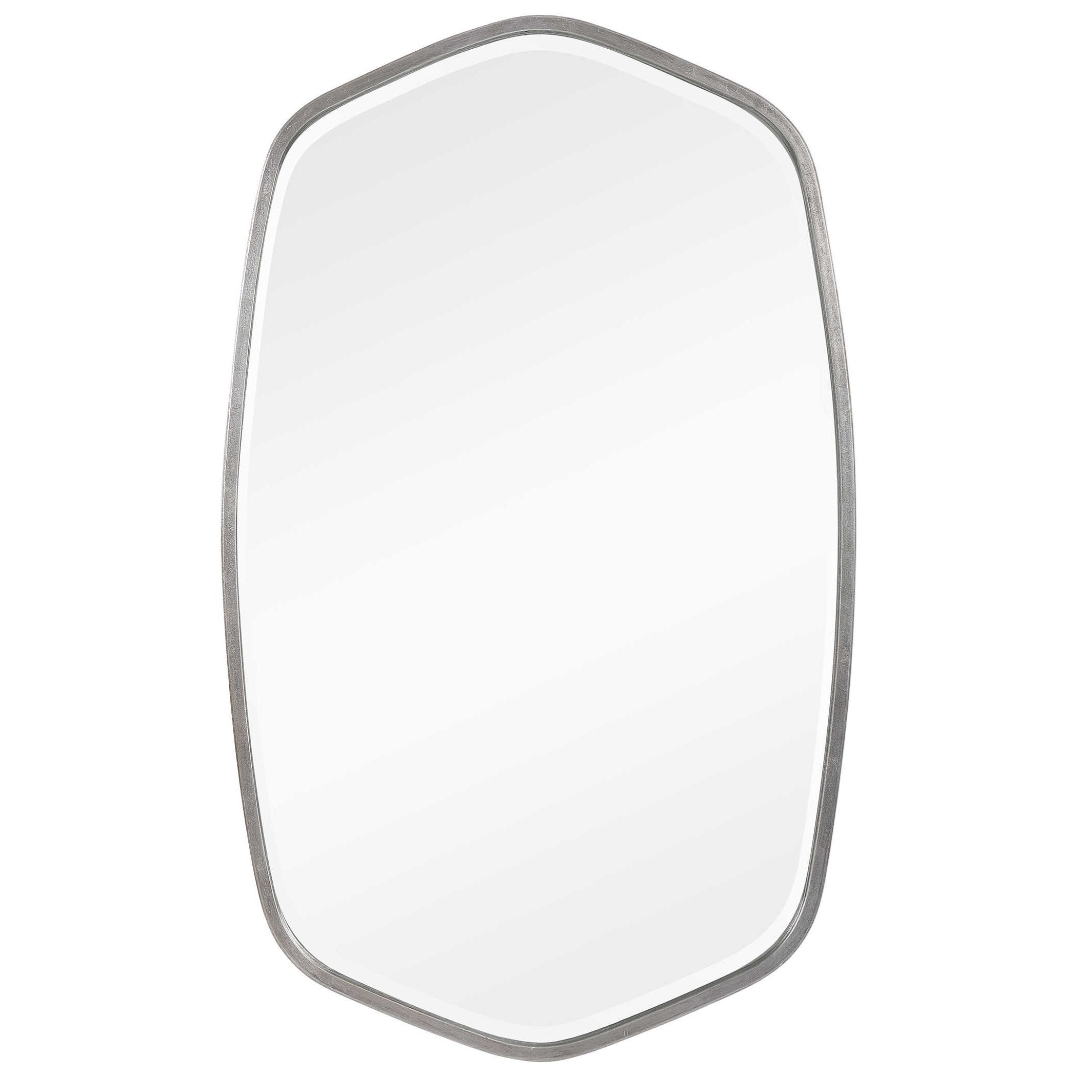 Duronia Brushed Silver Mirror