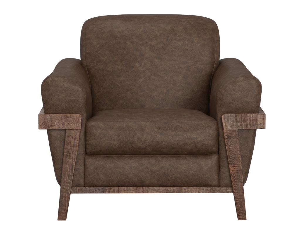 International Furniture Direct Loft Brown Accent Chair