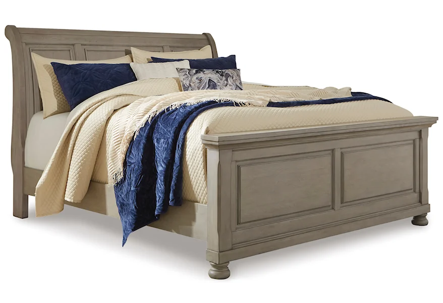 Lettner Queen Sleigh Bed by Signature Design by Ashley at Z & R Furniture
