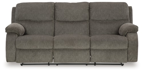 Contemporary Reclining Sofa with Pillow Armrests