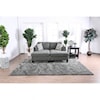 FUSA Lowry Sectional Sofa with Ottoman