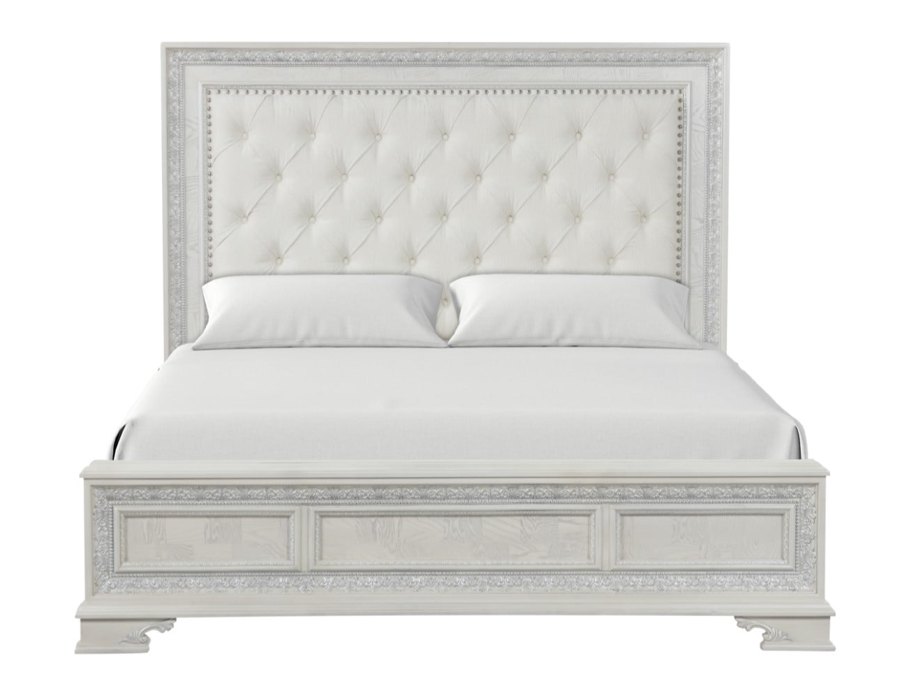 Upholstered Queen Panel Bed