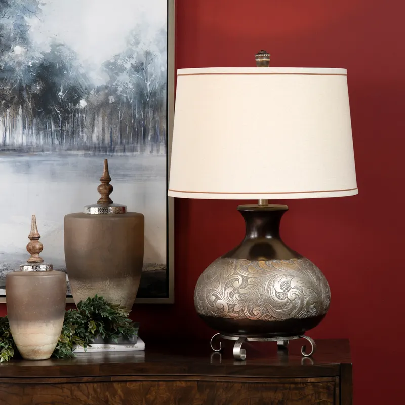 Silver Canyon Table Lamp