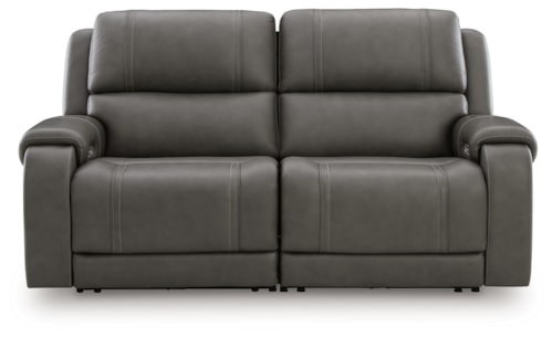 2-Piece Power Reclining Sectional Loveseat