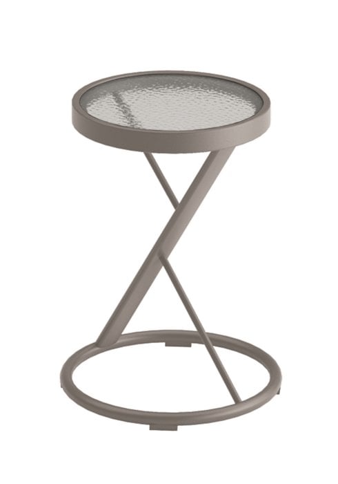 Acrylic Tea Table, 14" Round