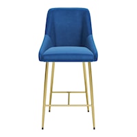 Madelaine Counter Chair Navy