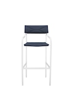 Modway Raleigh Stackable Outdoor Patio Aluminum Bar Stool