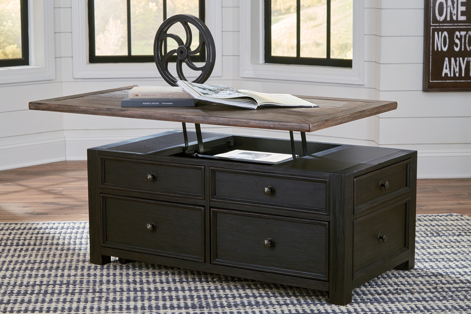 Signature Design by Ashley Tyler Creek Lift-Top Coffee Table
