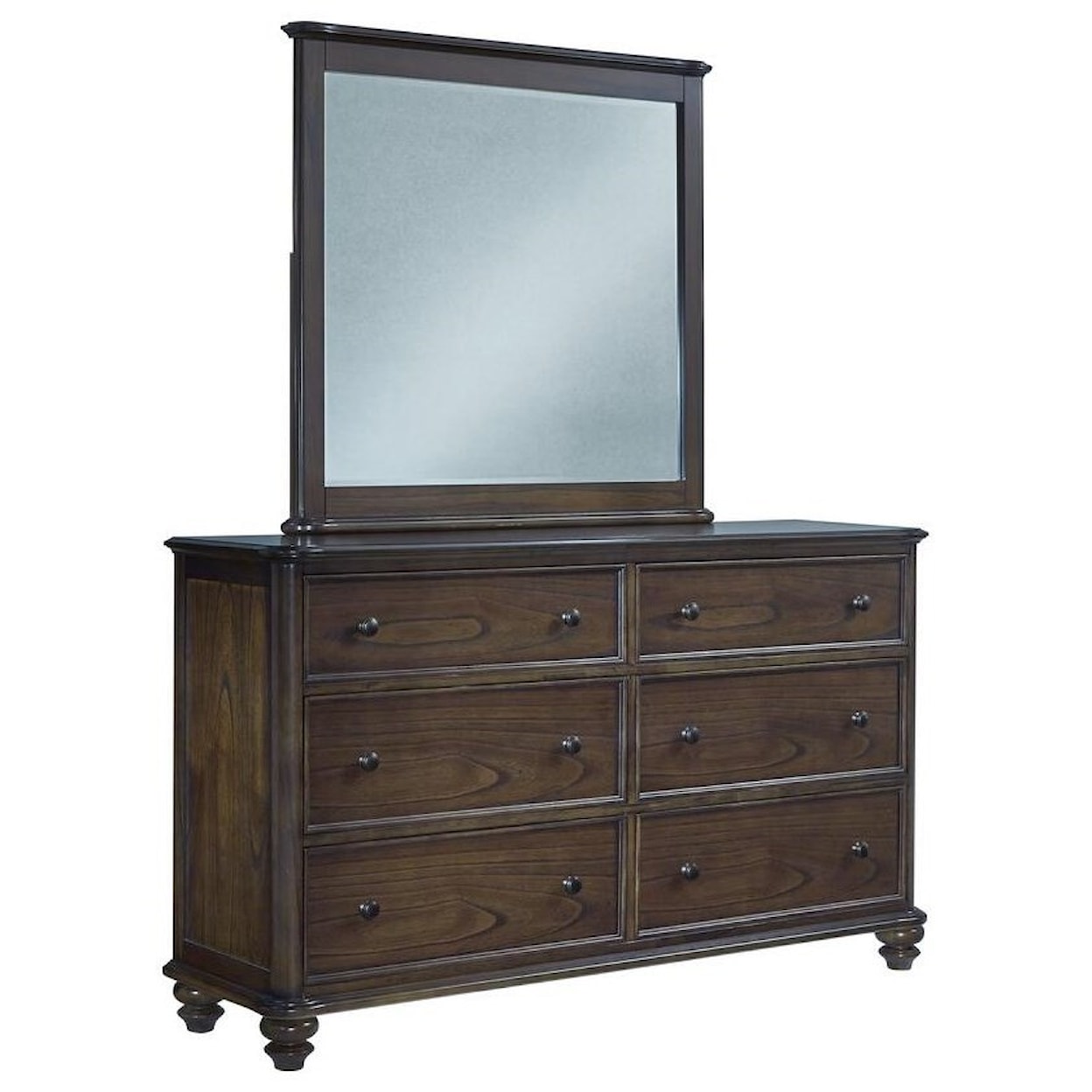 Progressive Furniture Pearson Drawer Dresser & Mirror