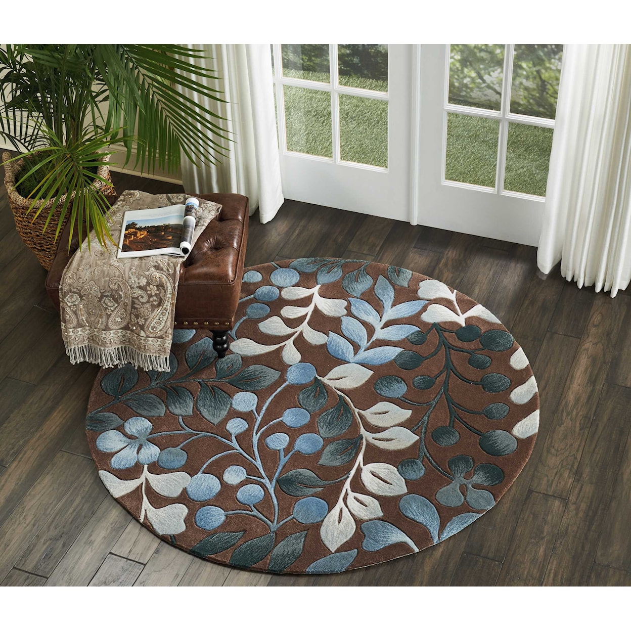 Nourison Contour 5' Round  Rug