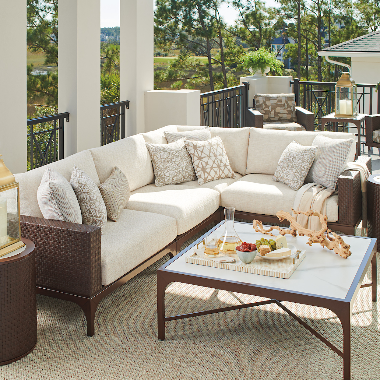 Tommy Bahama Outdoor Living Abaco 4-Piece Sectional Sofa