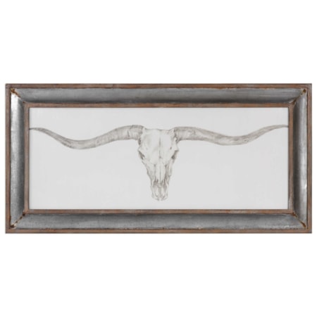 Western Skull Mount Print