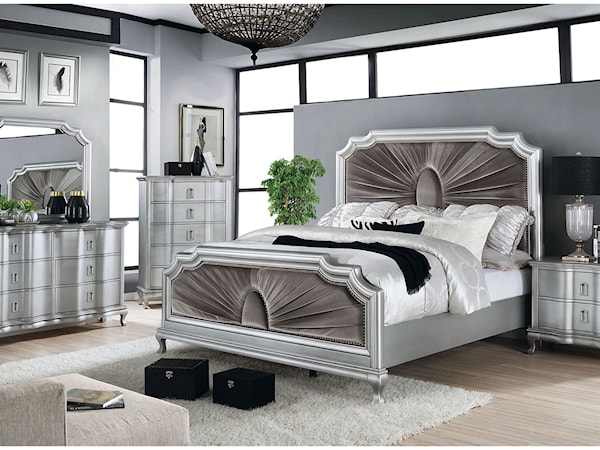 5 Pc. Queen Bedroom Set w/ Chest