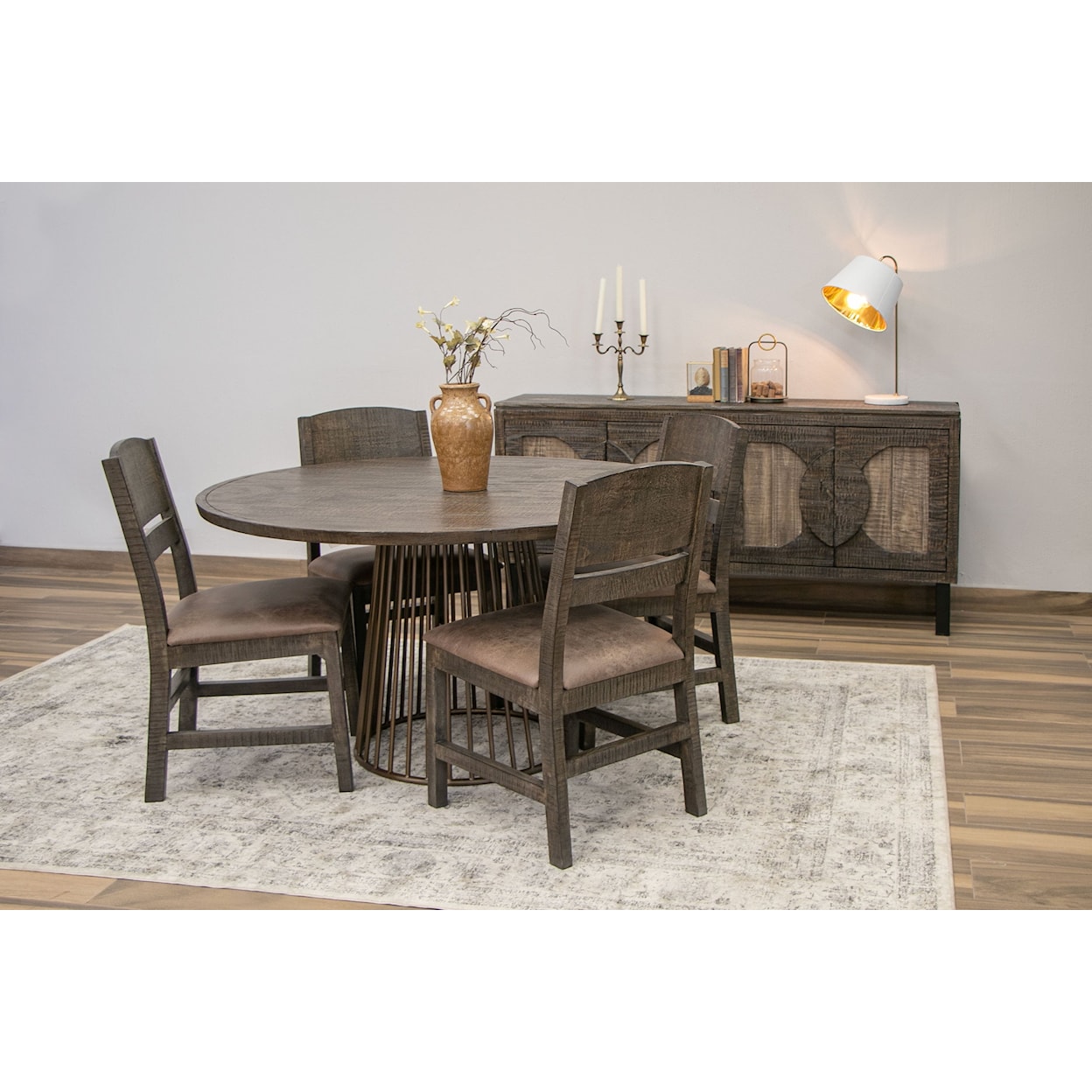 VFM Signature Nogales Dining Set 53" Round Dining Table