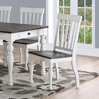 Dining Side Chair with Turned Legs