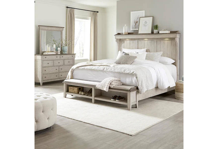 Ivy Hollow Three-Piece Queen Bedroom Set by Liberty Furniture at Gill Brothers Furniture & Mattress