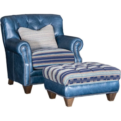 Leather/Fabric Chair