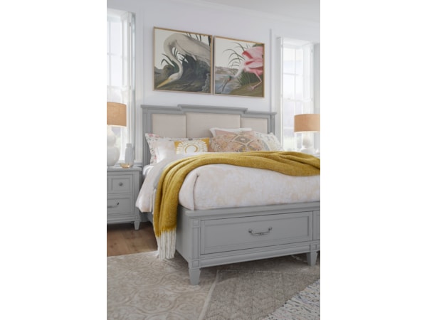 6-Piece Upholstered Queen Bedroom Set