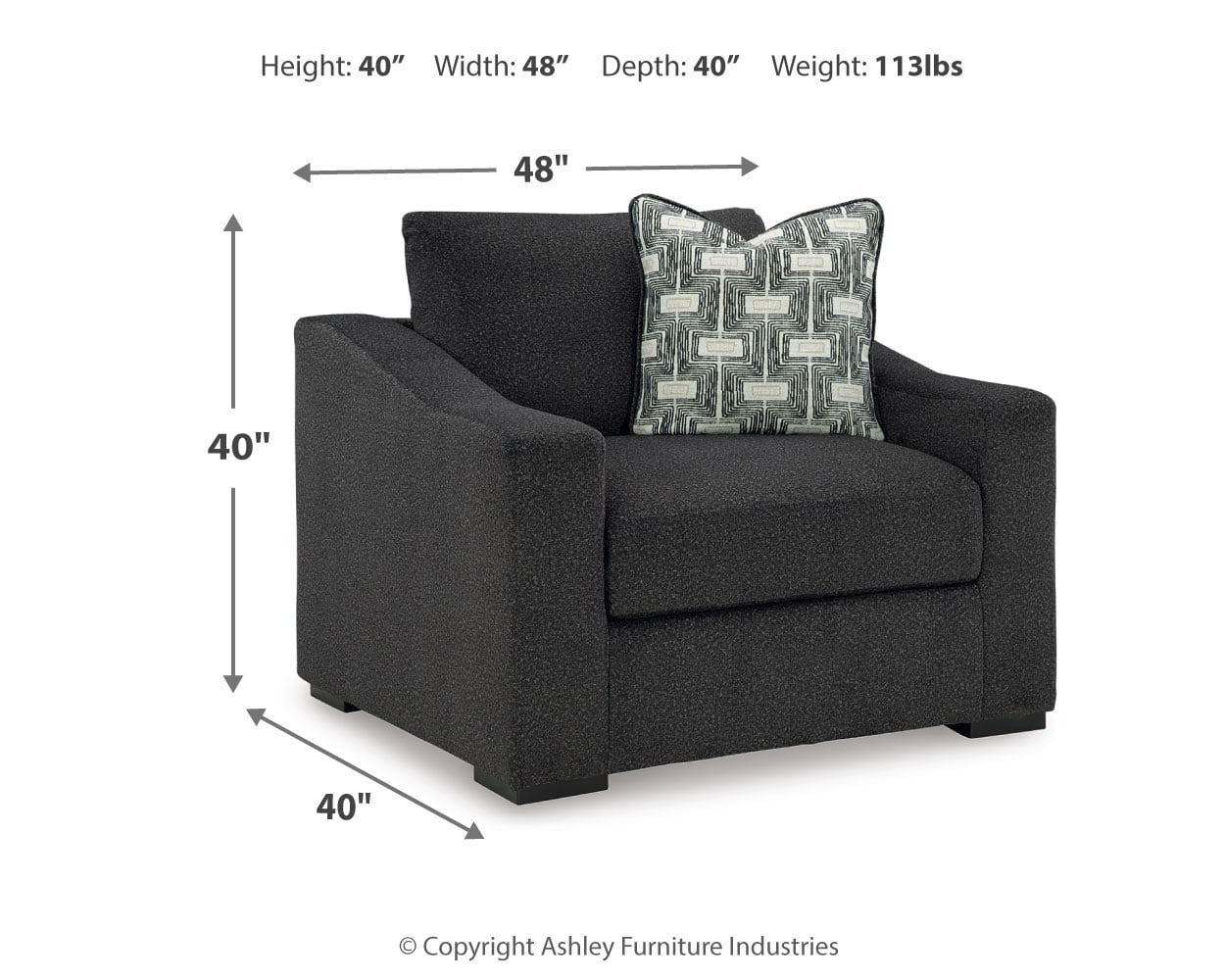 Benchcraft Wryenlynn Oversized Chair And Ottoman