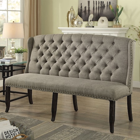 3-Seater Loveseat Dining Bench