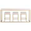 Universal Love. Joy. Bliss.-Miranda Kerr Home Console Table with 3 Stools