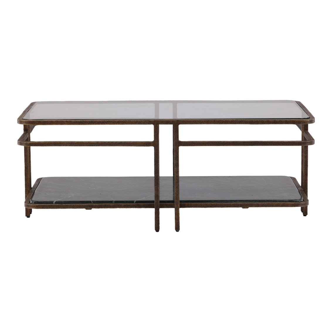 Furniture Classics Buckroe Rectangular Glass Top Coffee Table