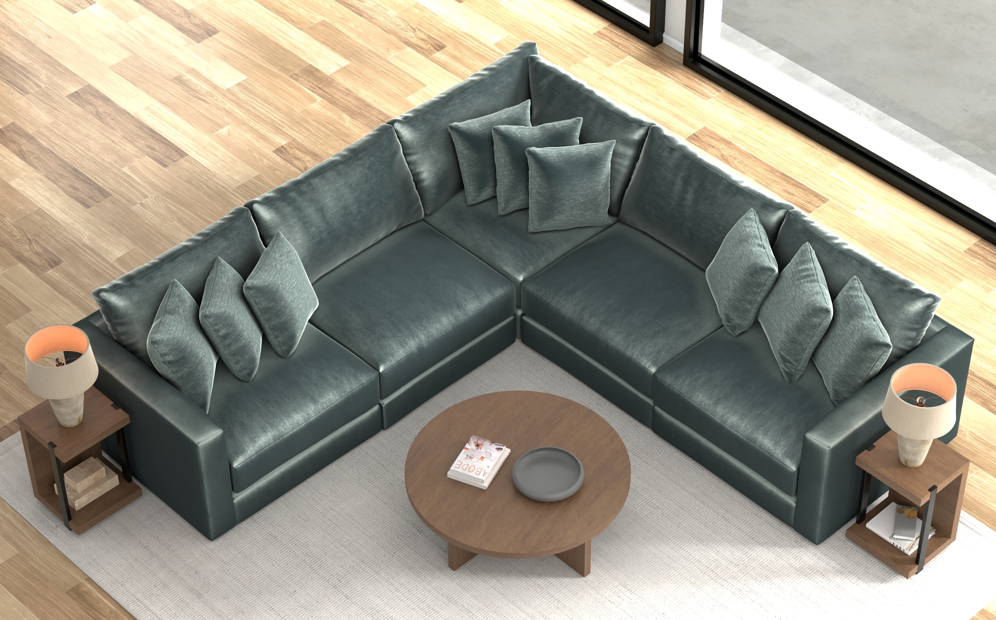 Jackson Furniture Remington 5-Piece Sectional Sofa