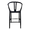 Moe's Home Collection Ventana Ventana Counter Stool Black