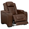 Signature Design by Ashley Furniture Backtrack Power Recliner w/ Adjustable Headrest