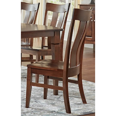 Archbold Furniture Amish Essentials Casual Dining Florence Dining Side Chair