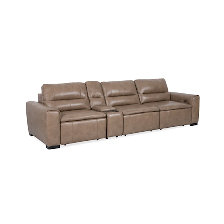 Power Sliding 4-Piece Sofa