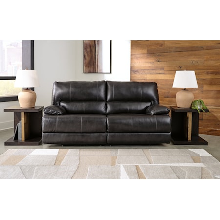 2-Seat Pwr Reclining Sofa w/ Adj Hdrests