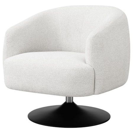 Dave Barrel Back Swivel Club Chair