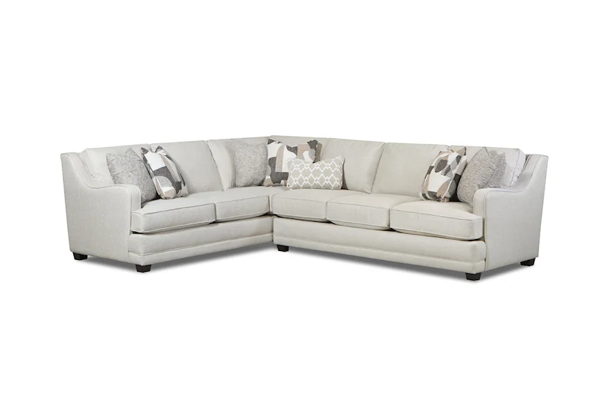 7000 GOLD RUSH ANTIQUE Sectional Sofa by Fusion Furniture at Howell Furniture