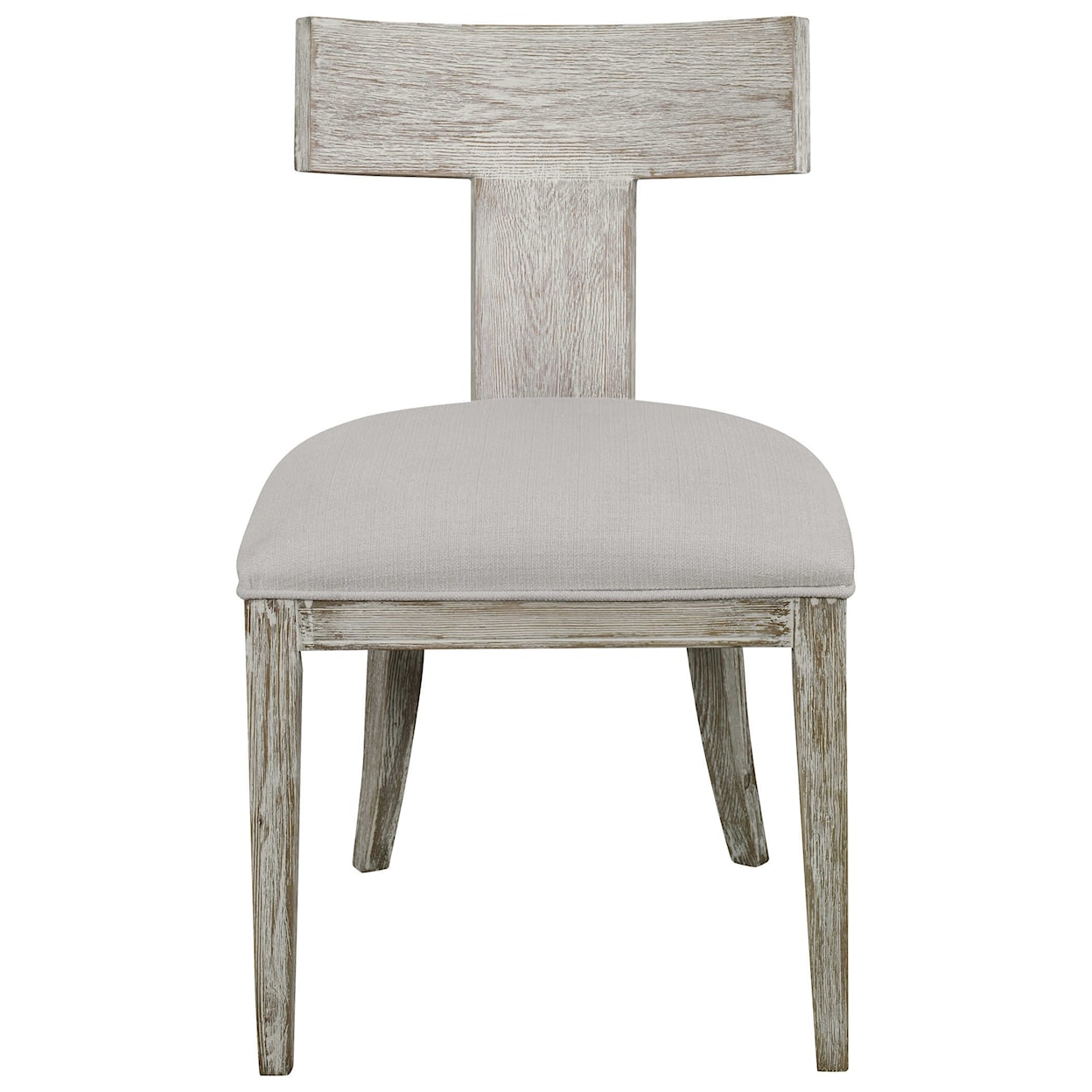 Uttermost Idris White Armless Chair