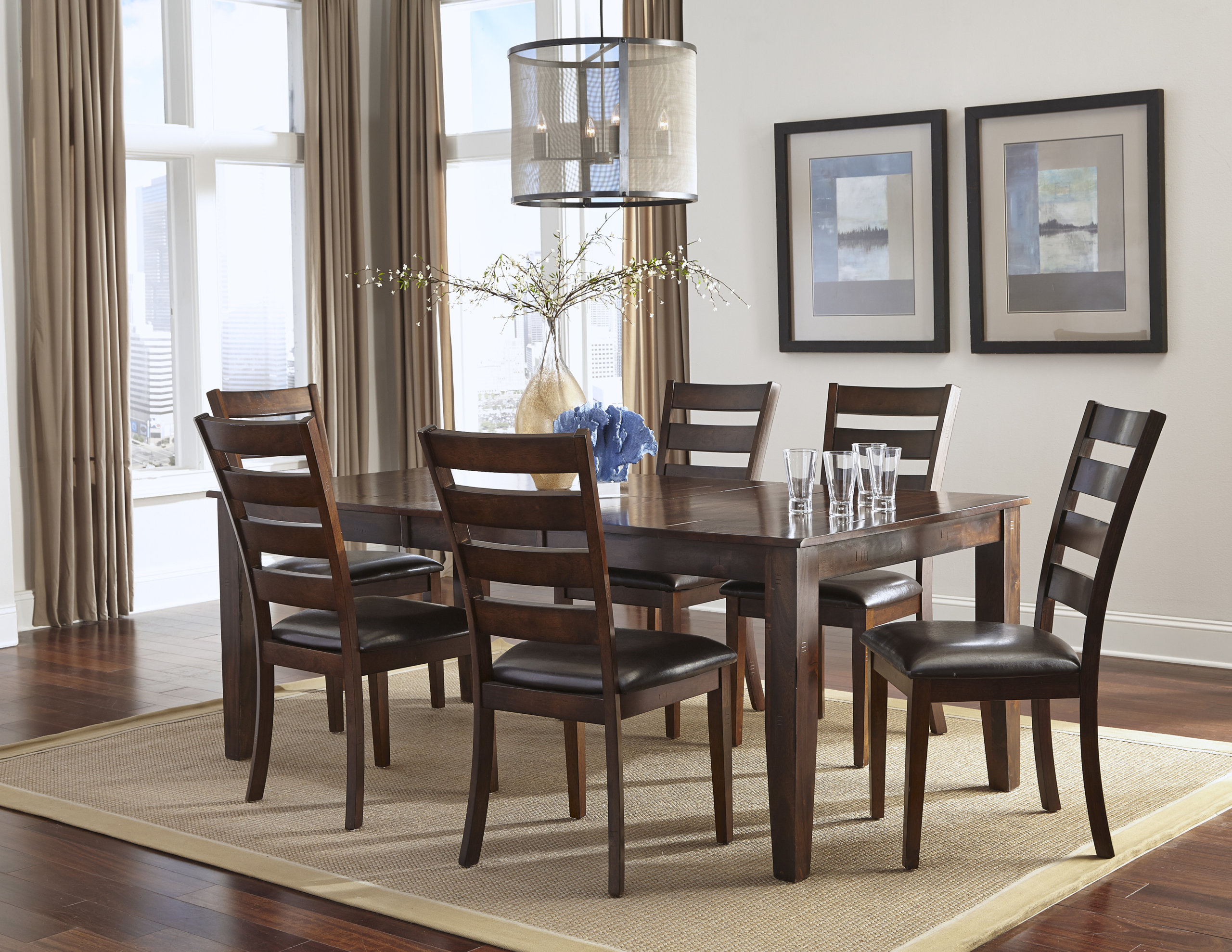 Intercon Kona Ladder Back Dining Side Chair