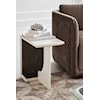 A.R.T. Furniture Inc Blanc  Chairside Table Marble Top