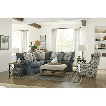 4-Seat Sectional Sofa w/ RAF Loveseat