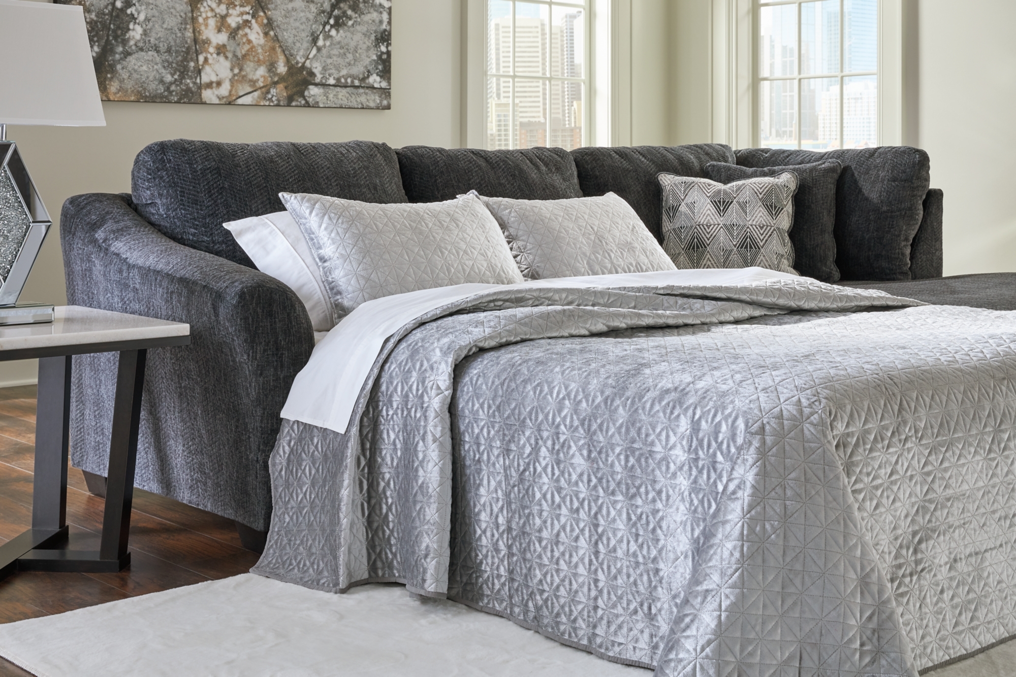 2-piece Sleeper Sectional With Chaise