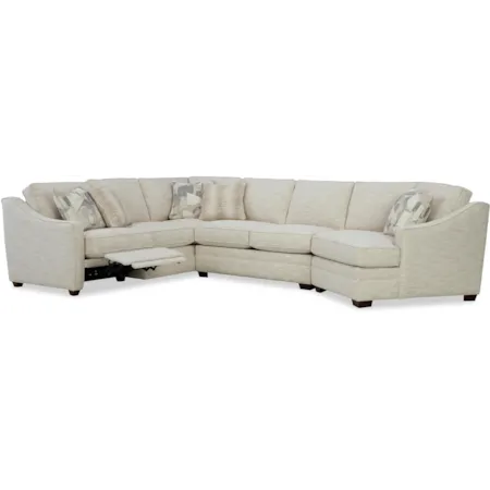 3-Piece Sectional Sofa with RAF Cuddler