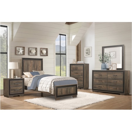 6-Drawer Dresser and Mirror Set