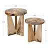 Uttermost Accent Furniture - Occasional Tables Nadette Natural Nesting Tables S/2