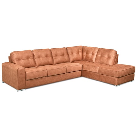 Pachuca Contemporary 5-Seat Chaise Sectional Sofa