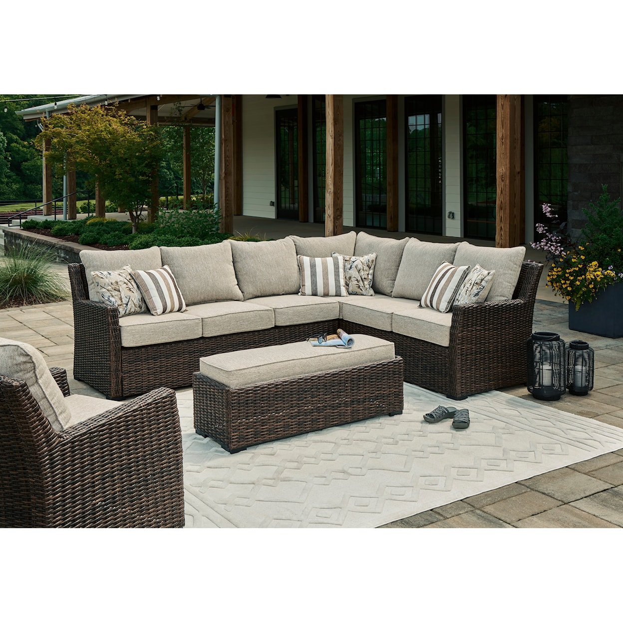 Ashley Furniture Signature Design Brook Ranch Outdoor Group