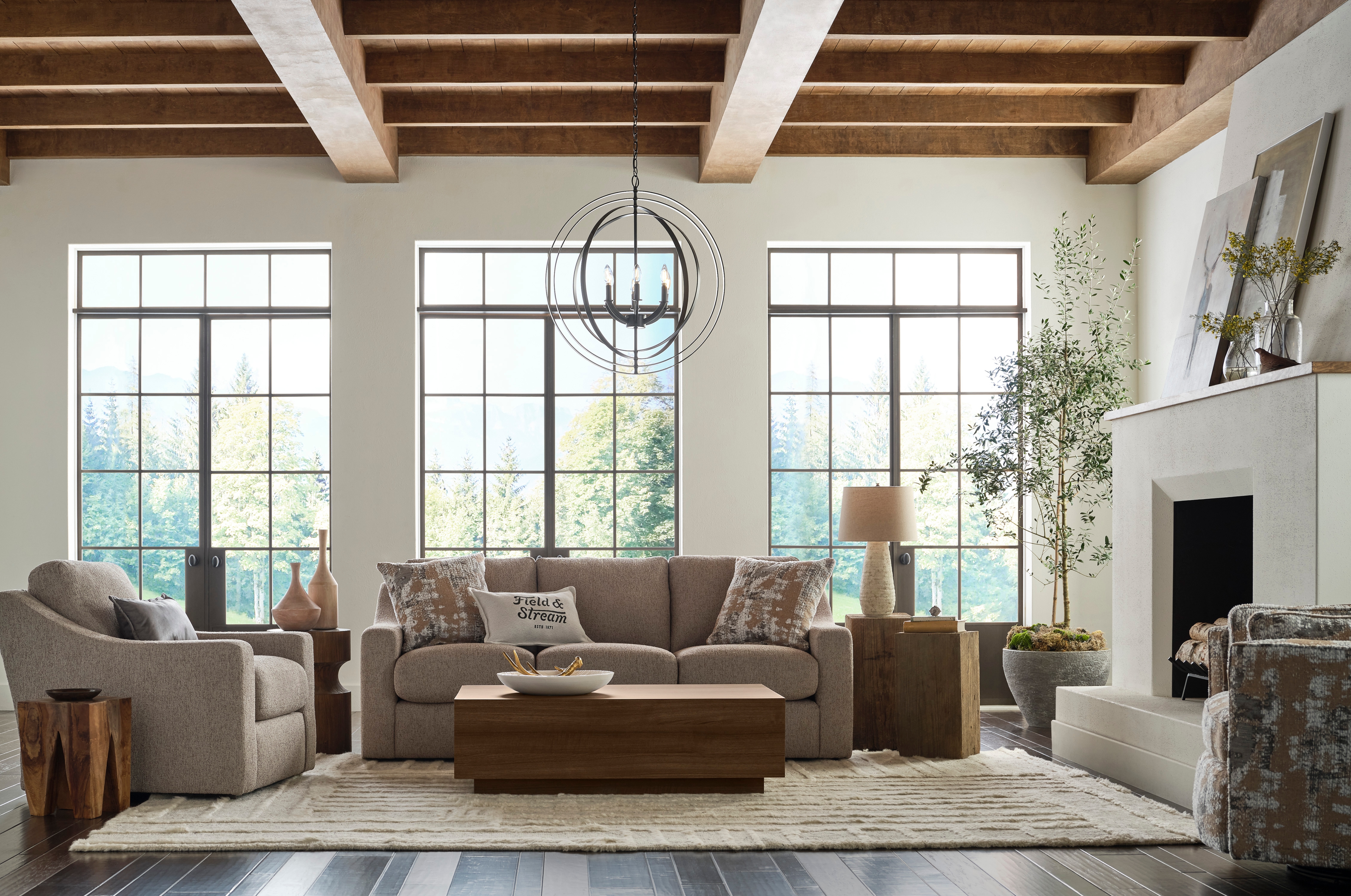 Queen Stationary Sofa Sleeper