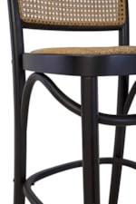 Furniture Classics  Contemporary Counter Stool with Cane Seat